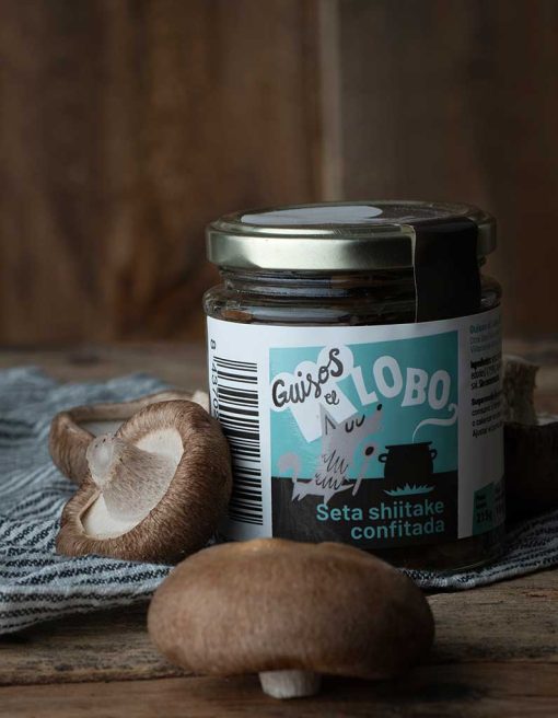 Setas Shiitake Confitadas al Estilo Manchego